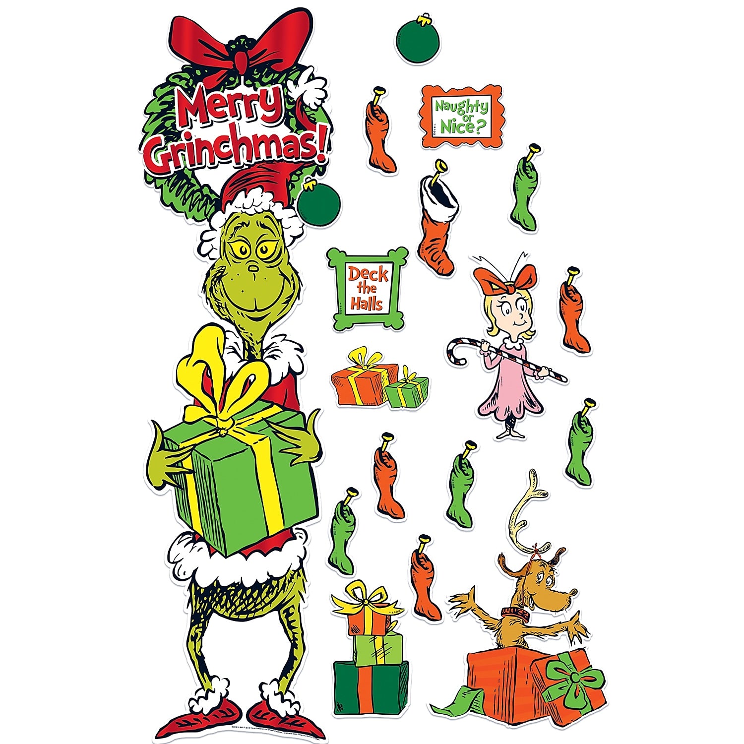 Eureka Dr. Seuss The Grinch All-In-One Door Decor Kit (EU-849331)