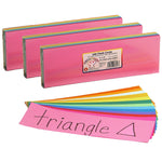 Hygloss Bright Flash Cards, 3" x 9", 100/Pack, 3 Packs (HYG43917-3)