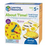 Learning Resources About Time! Small Group Activity Set, Multicolored (LER3214)