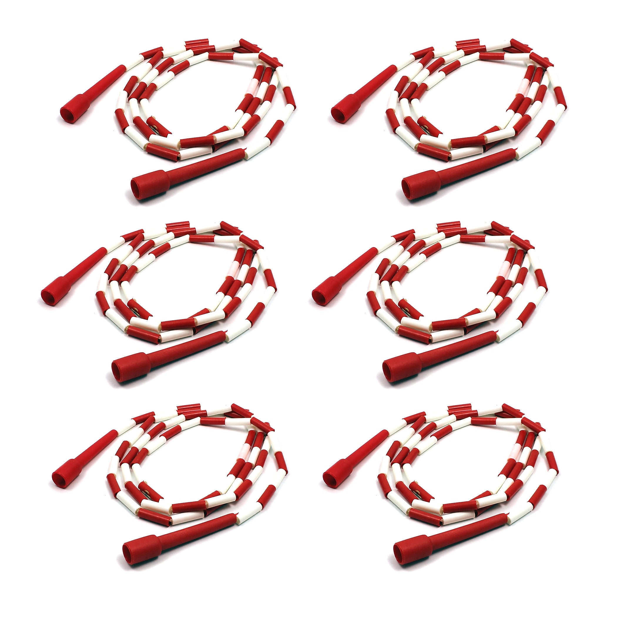 Martin Sports Segmented Plastic Jump Rope, 8', Pack of 6 (MASJR8-6)