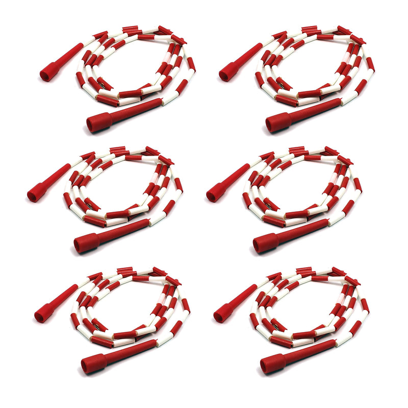 Martin Sports Segmented Plastic Jump Rope, 8', Pack of 6 (MASJR8-6)