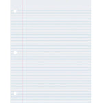 Pacon Composition Writing Paper, 8.5" x 11", 3-Hole Punched, 500 Sheets/Pack, 2/Bundle (PAC2405-2)