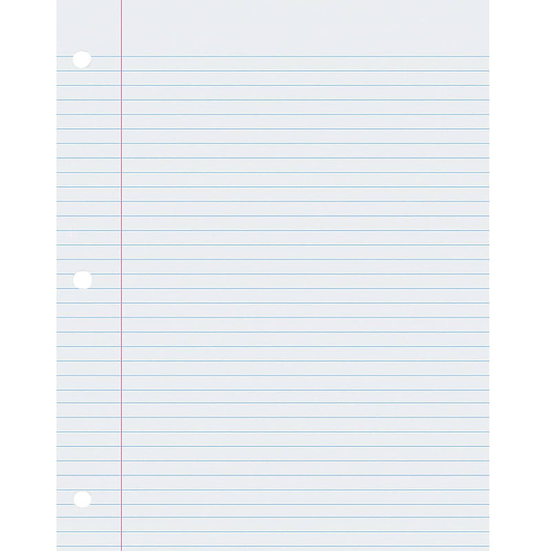 Pacon Composition Writing Paper, 8.5" x 11", 3-Hole Punched, 500 Sheets/Pack, 2/Bundle (PAC2405-2)