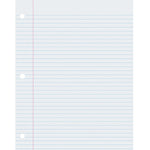 Pacon Composition Writing Paper, 8.5" x 11", 3-Hole Punched, 500 Sheets/Pack, 2/Bundle (PAC2405-2)