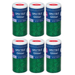 Spectra Glitter, Green, 4 oz./Jar, 6 Jars (PAC91660-6)
