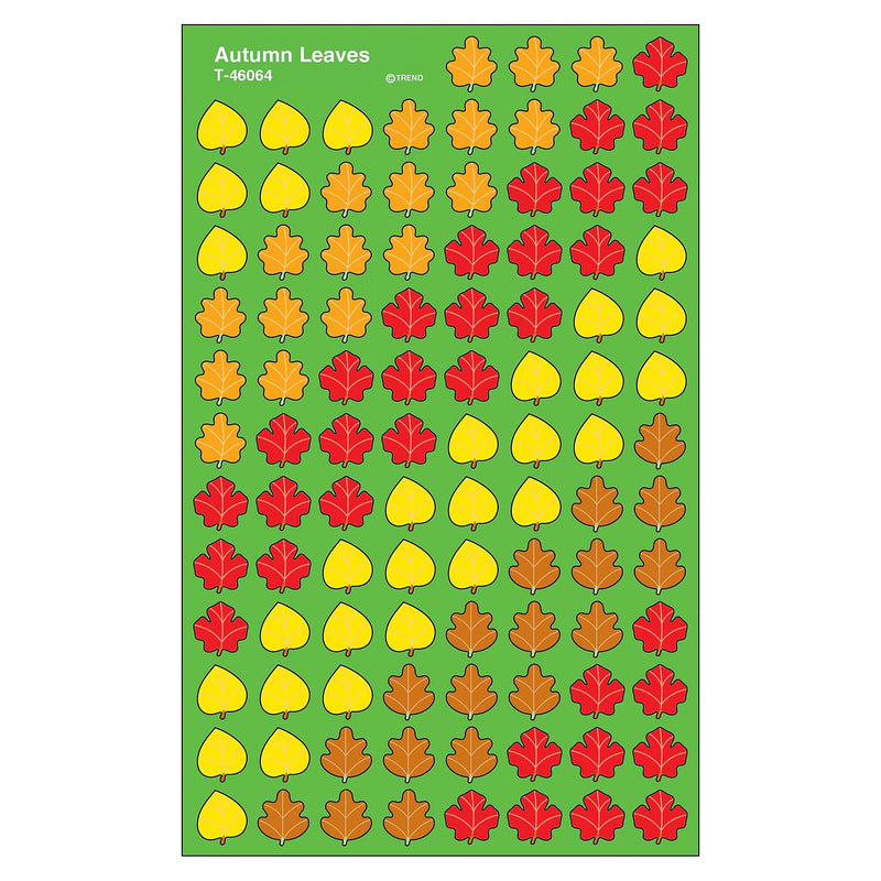 TREND Autumn Leaves superShapes Stickers, 800 Per Pack, 6 Packs (T-46064-6)