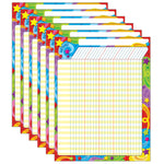 TREND Praise Words 'n Stars Incentive Chart, 17" x 22", Pack of 6 (T-73350-6)