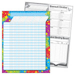 TREND Stars 'n Swirls Incentive Chart, 17" x 22", Pack of 6 (T-73355-6)