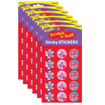 TREND Valentine's Day/Cherry Stinky Stickers, 60 Per Pack, 6 Packs (T-928-6)
