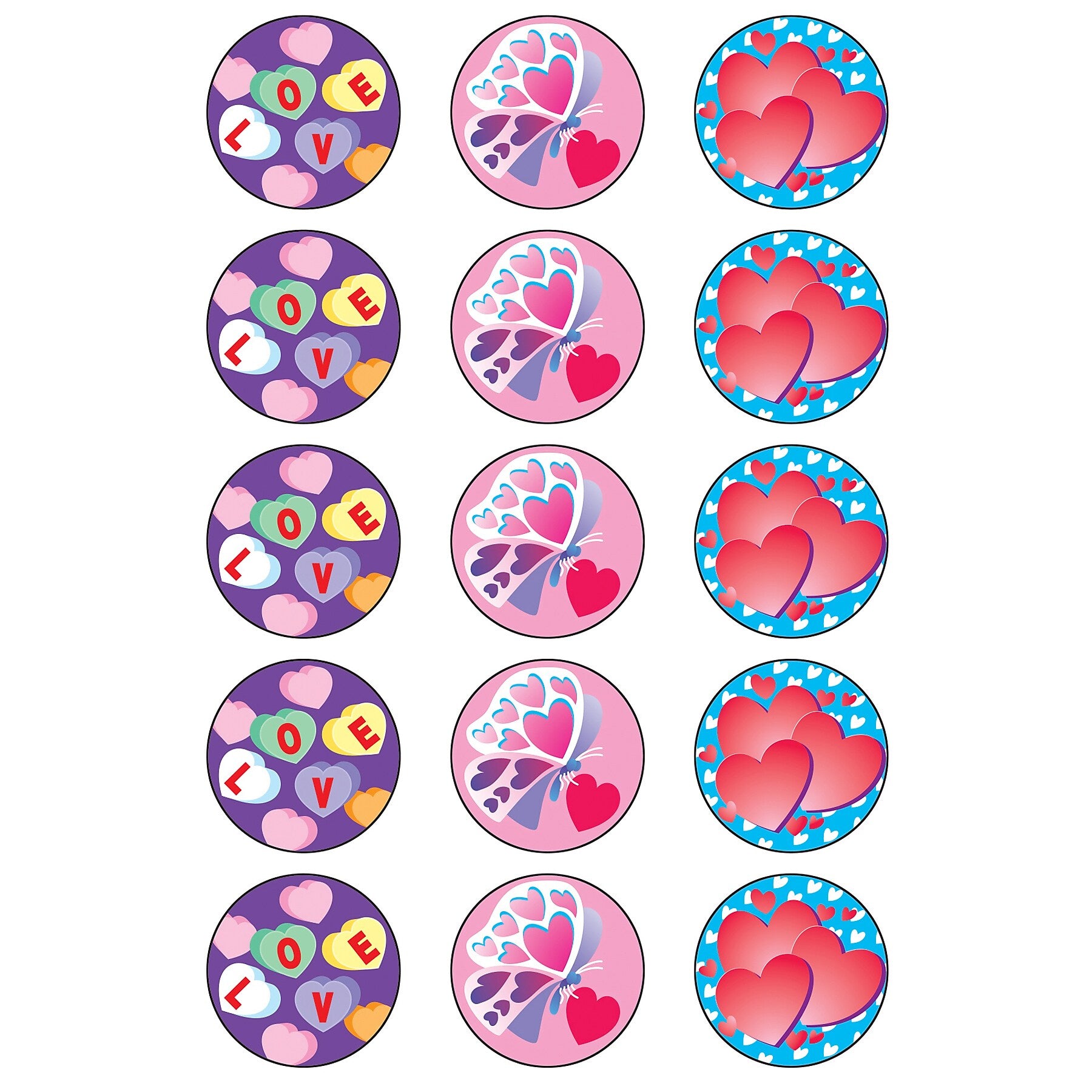 TREND Valentine's Day/Cherry Stinky Stickers, 60 Per Pack, 6 Packs (T-928-6)