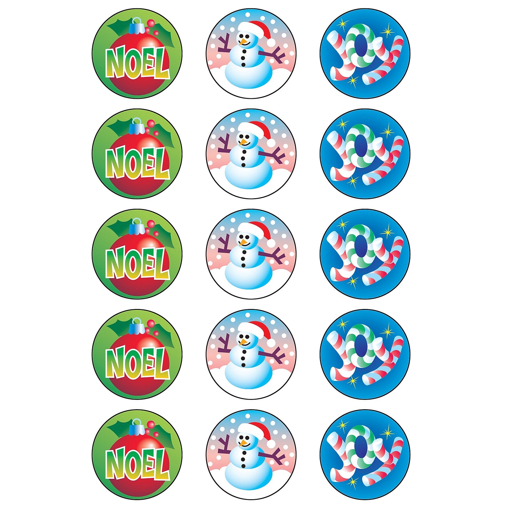 TREND Christmas/Peppermint Stinky Stickers, 60 Per Pack, 6 Packs (T-932-6)