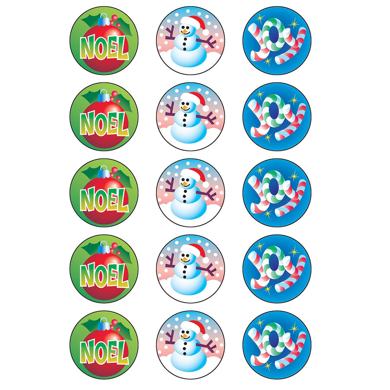 TREND Christmas/Peppermint Stinky Stickers, 60 Per Pack, 6 Packs (T-932-6)