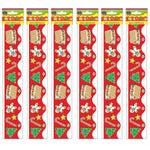 Teacher Created Resources Christmas Border Trim, 35 Feet Per Pack, 6 Packs (TCR4157-6)