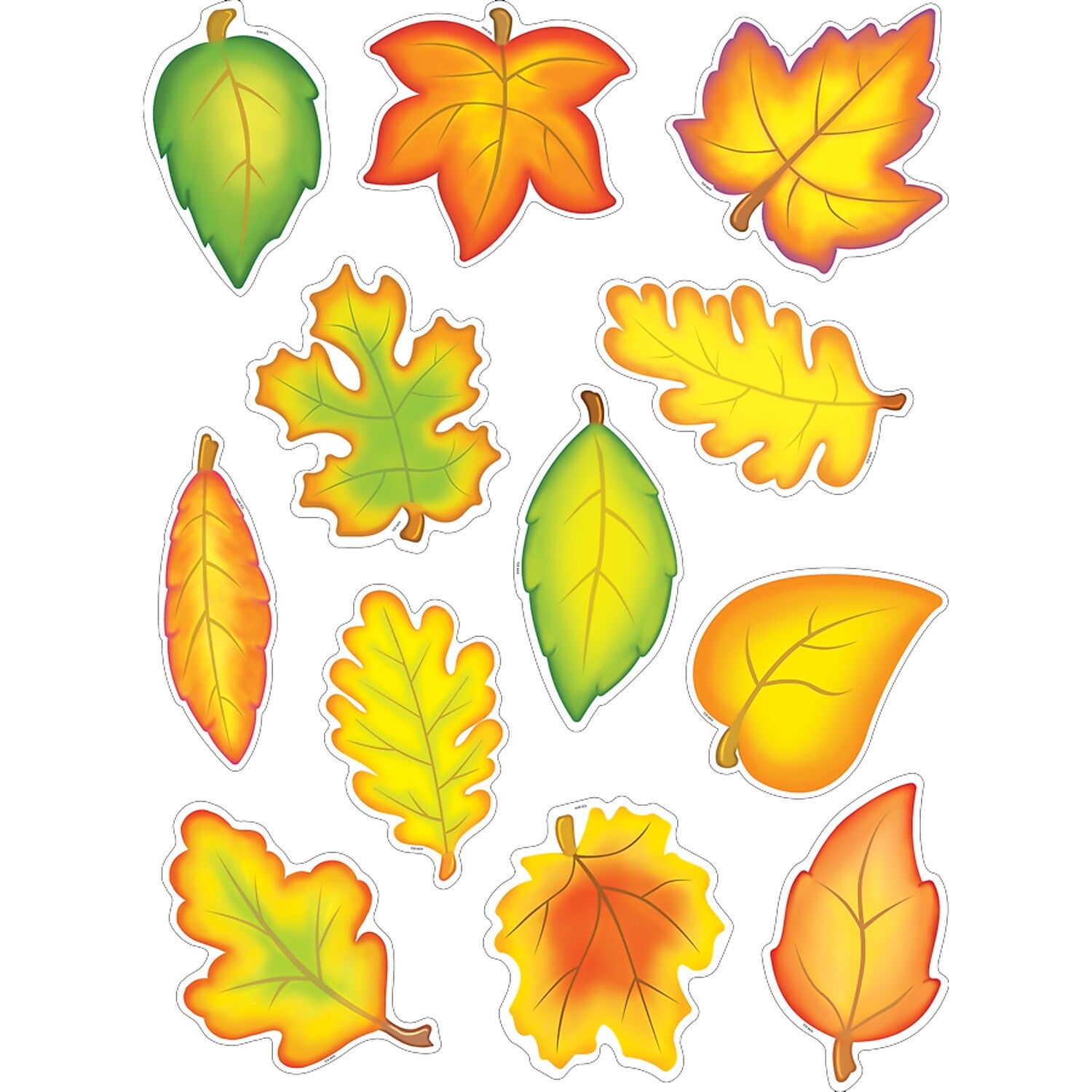 Teacher Created Resources Fall Leaves Accents, 30/Pack, 3 Packs (TCR4419-3)