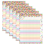 Teacher Created Resources Confetti Incentive Chart, Pack of 6 (TCR7595-6)