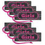Teacher Created Resources Chalkboard Brights Magnetic Girls Pass, Pack of 6 (TCR77277-6)