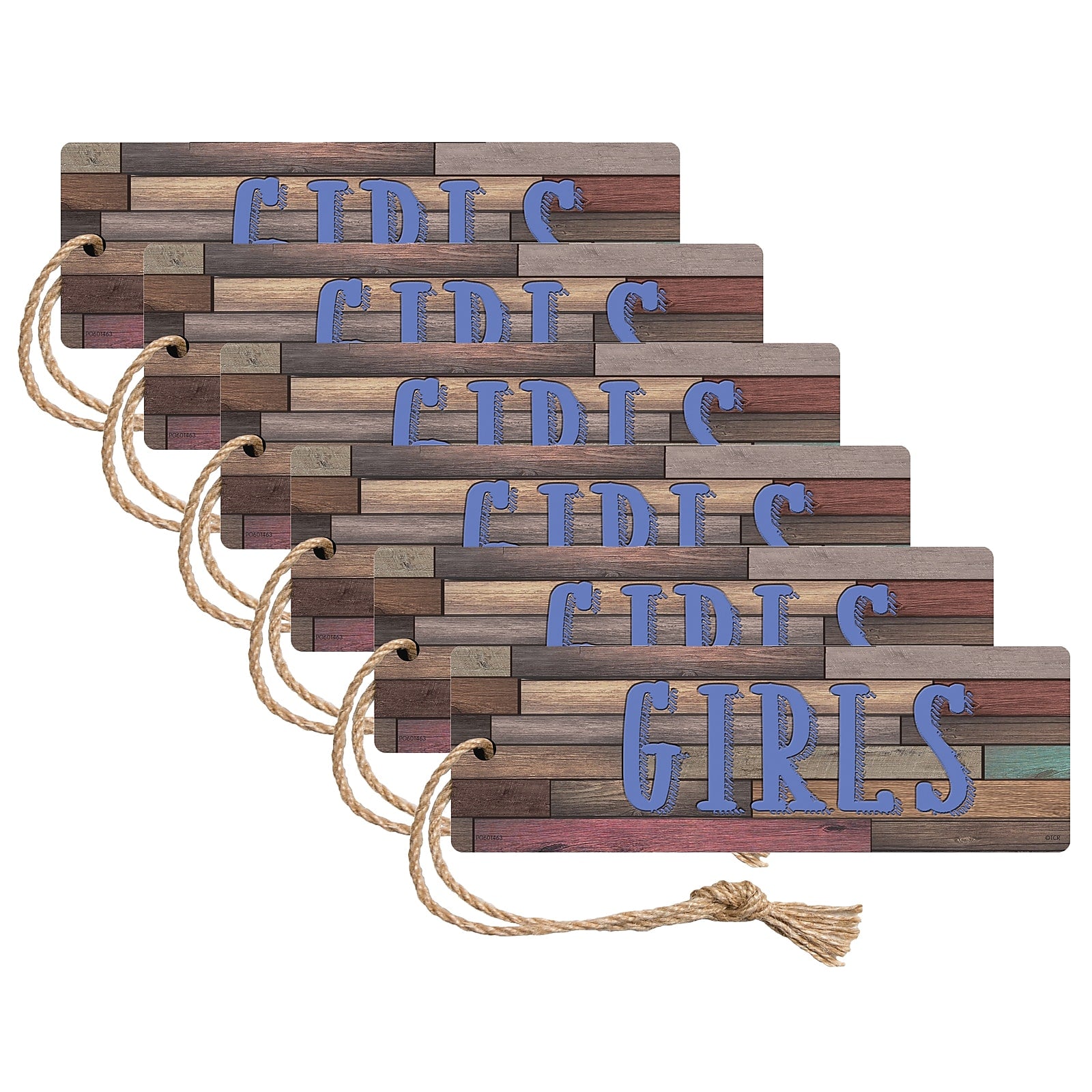 Teacher Created Resources Home Sweet Classroom Magnetic Girls Pass, Pack of 6 (TCR77359-6)