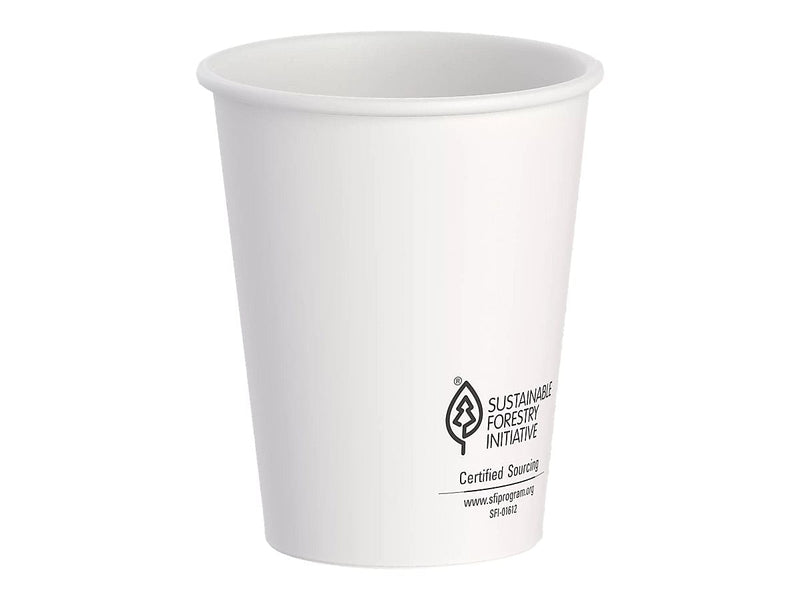 Dart ThermoGuard Paper Hot Cup, 8 Oz., White, 1000/Carton (DWTG8W-1000)