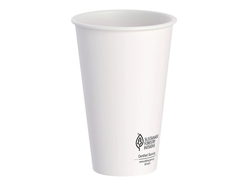 Dart ThermoGuard Paper Hot Cup, 16 Oz., White, 30 Cups/Pack (DWTG16W-30)