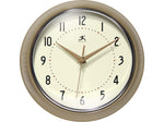 Infinity Instruments Round Retro Wall Clock, 9.5" (10940CG)