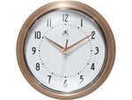 Infinity Instruments Round Retro Wall Clock, 9.5" (10940CR)