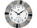 Infinity Instruments Faux Slate Wall Clock, 13" (15590ST-4339)