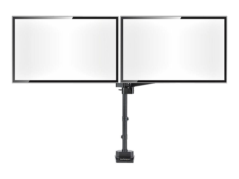StarTech.com Adjustable Dual Mounting Kit, Up to 32" Monitor, Black (ARMDUALPIVOT)