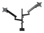 StarTech.com Adjustable Dual Mounting Kit, Up to 32" Monitor, Black (ARMDUALPIVOT)