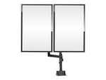 StarTech.com Adjustable Dual Mounting Kit, Up to 32" Monitor, Black (ARMDUALPIVOT)