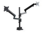 StarTech.com Adjustable Dual Mounting Kit, Up to 32" Monitor, Black (ARMDUALPIVOT)
