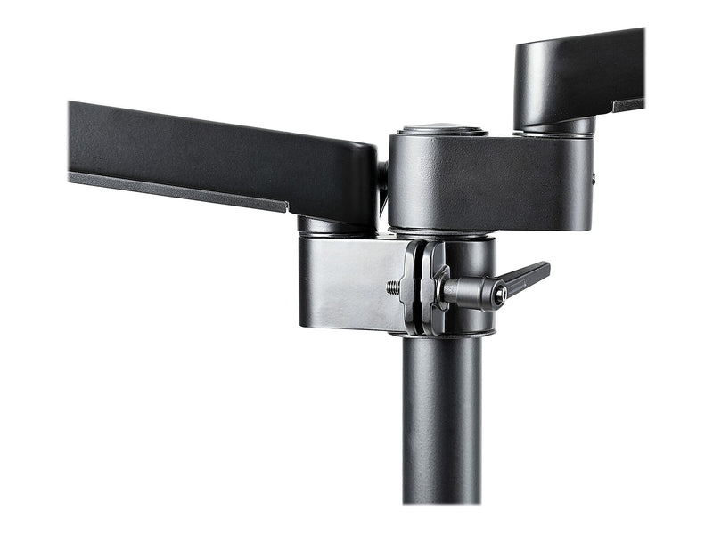 StarTech.com Adjustable Dual Mounting Kit, Up to 32" Monitor, Black (ARMDUALPIVOT)