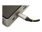 StarTech Thunderbolt Compatible 6.6 ft. USB-C Cable with 100W Power Delivery, Male to Male, Black/Silver (USB315CCV2M)