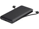 Belkin BOOST CHARGE Plus USB-C Power Bank with Cables, 23W, 10000 mAh, Black (BPB006BTBLK)