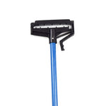 Malish Quick-Release Fiberglass Wet Mop Handle, Blue, 12/Carton (54660)
