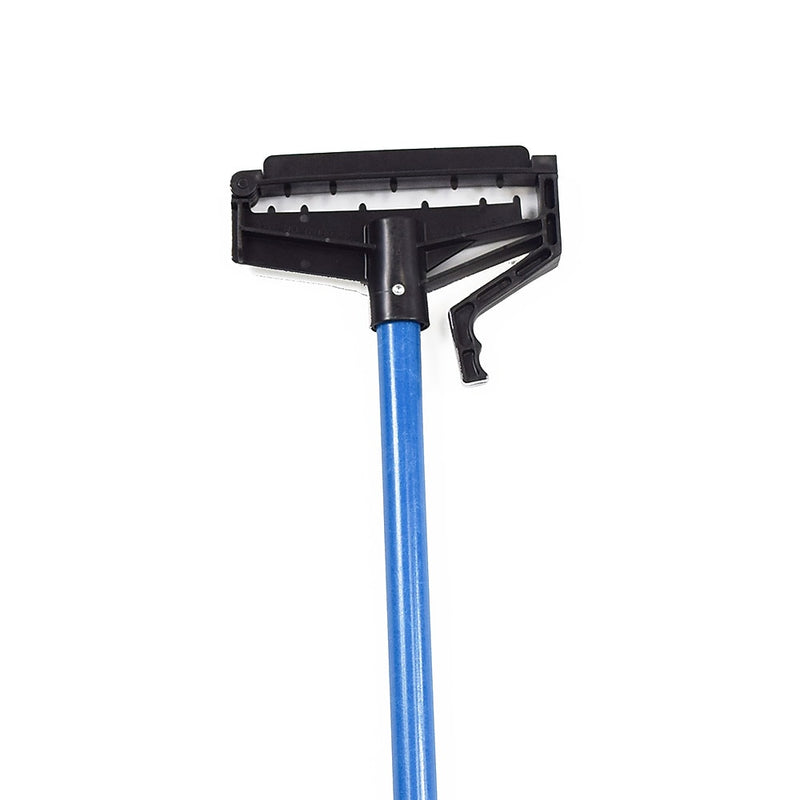 Malish Quick-Release Fiberglass Wet Mop Handle, Blue, 12/Carton (54660)