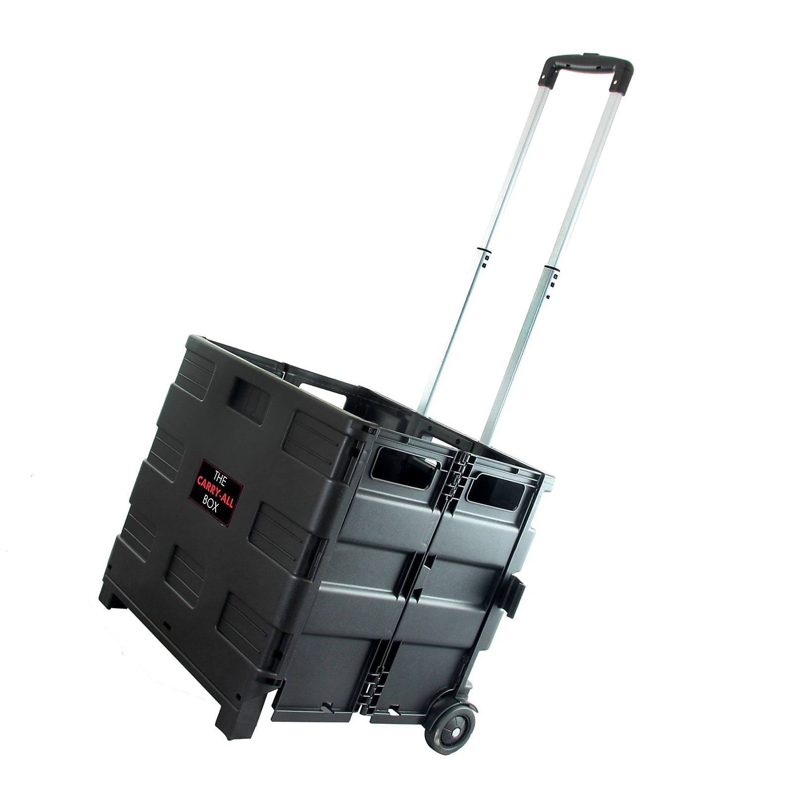 Elama Plastic/Poly Mobile Utility Cart, Charcoal Gray (935102827M)