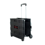 Elama Plastic/Poly Mobile Utility Cart, Charcoal Gray (935102827M)