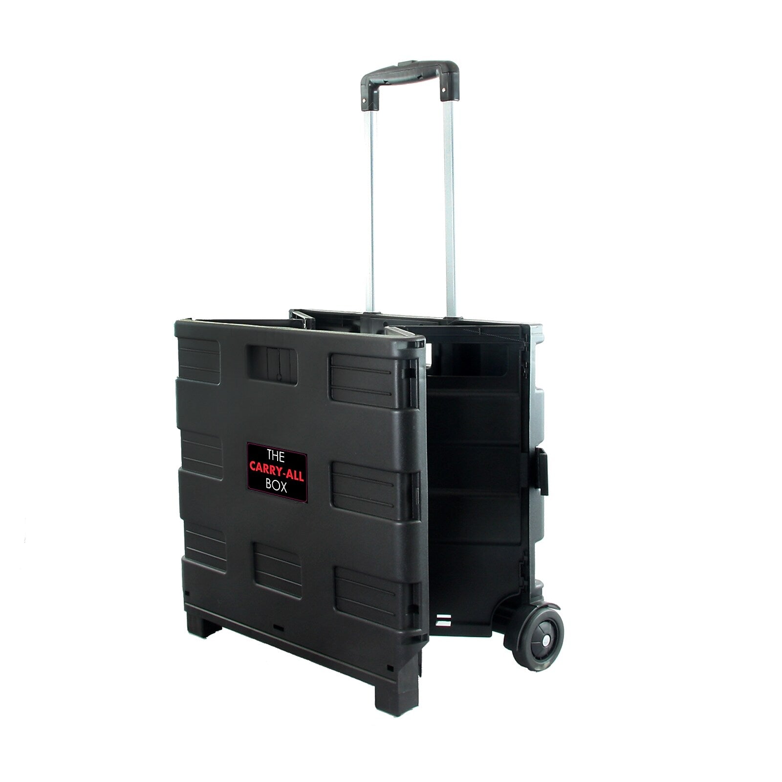 Elama Plastic/Poly Mobile Utility Cart, Charcoal Gray (935102827M)