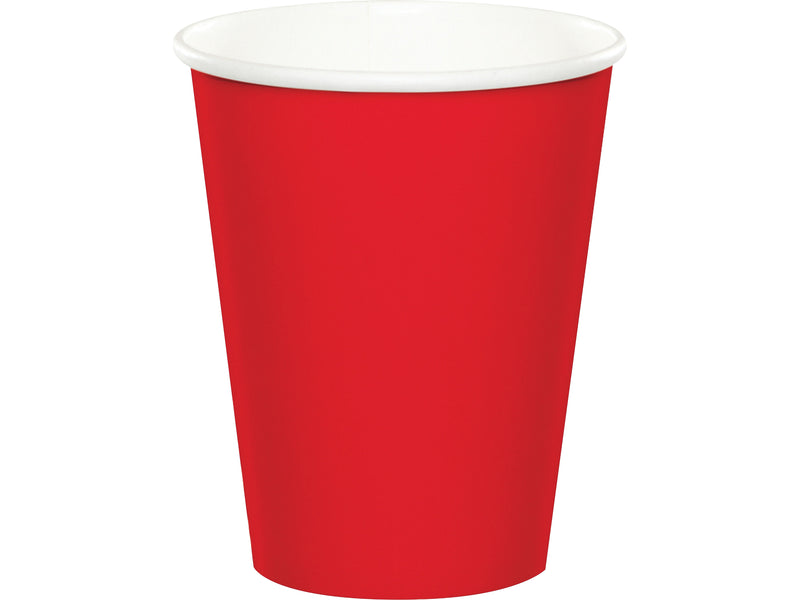 Creative Converting Touch of Color Hot/Cold Paper Cup, 9 z., Classic Red, 72 Cups/Pack (DTC561031BCUP)