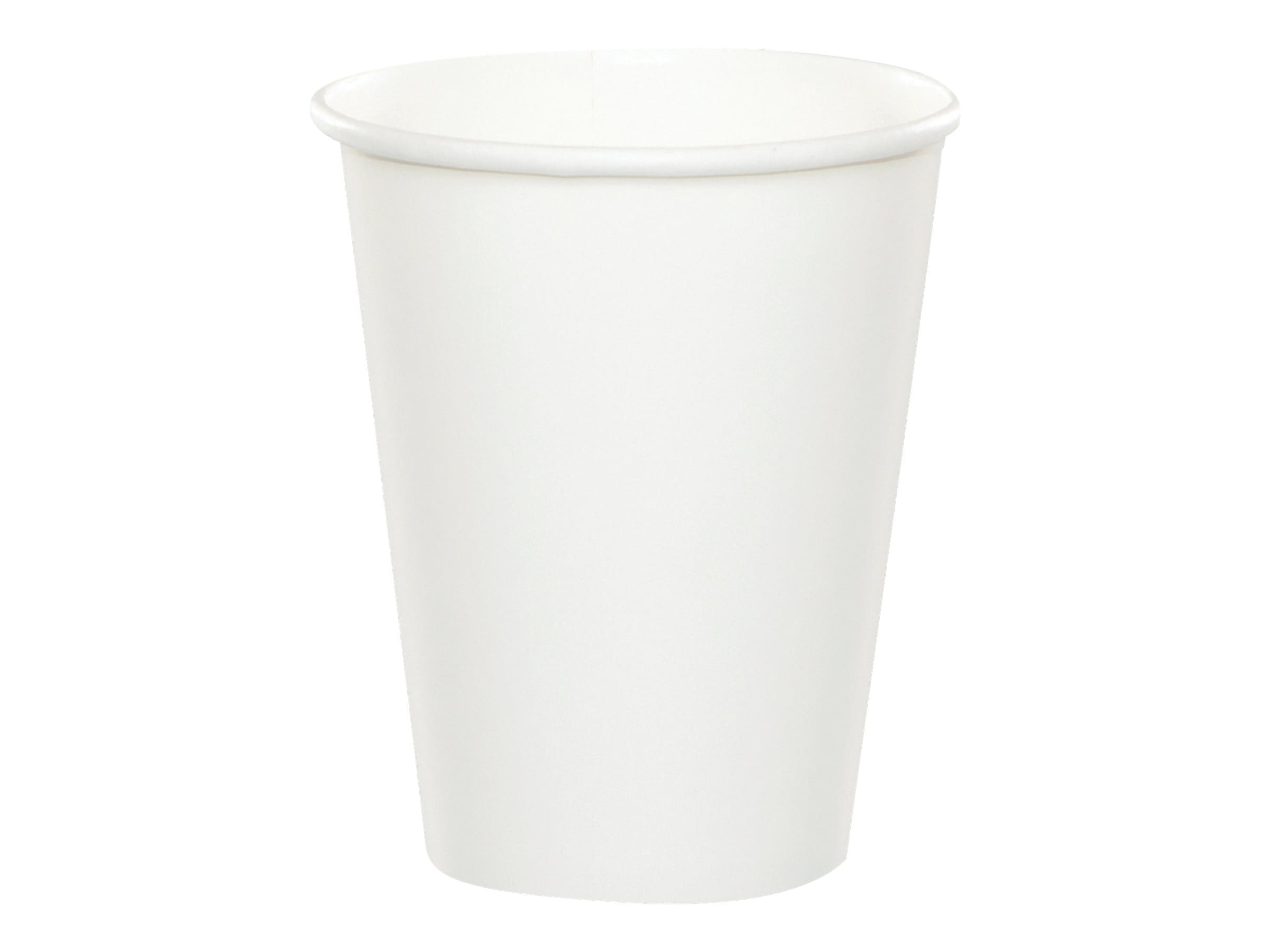 Creative Converting Paper Hot/Cold Cup, 9 Oz., White, 72 Cups/Pack (DTC56000BCUP)