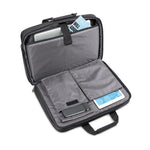 Solo New York 17.3" Laptop The City Laptop Briefcase, Black Polyester (CLA314-4)