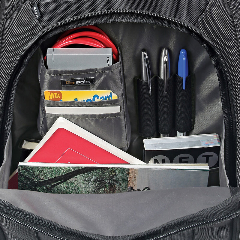 Solo New York Pro CheckFast Laptop Backpack, Black (CLA703-4)
