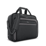 Solo New York 17.3" Laptop The City Laptop Briefcase, Black Polyester (CLA314-4)
