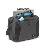 Solo New York Nomad Collection Voyage Laptop Briefcase, Gray Polyester (NOM301-10)