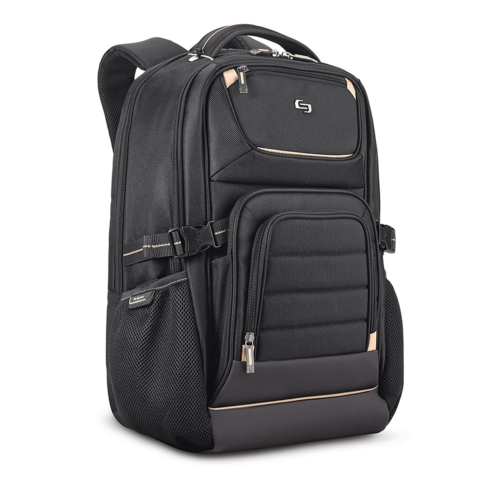 Solo New York Pro Black Mesh 17.3" Laptop Backpack (PRO742-4)