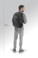 Solo New York Pro Black Mesh 17.3" Laptop Backpack (PRO742-4)