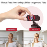 CODi Aquila HD 1080P Fixed Focus Webcam, Black (A05024)