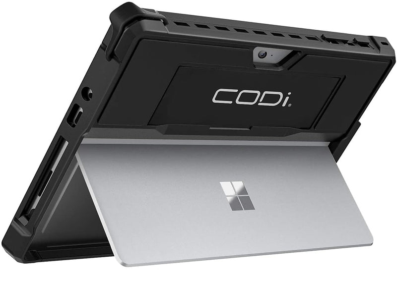 CODi Rugged TPU/Polycarbonate Case for MS Surface Go 1/2/3/4 (Keyboard Compatible), Silver (C30705052)