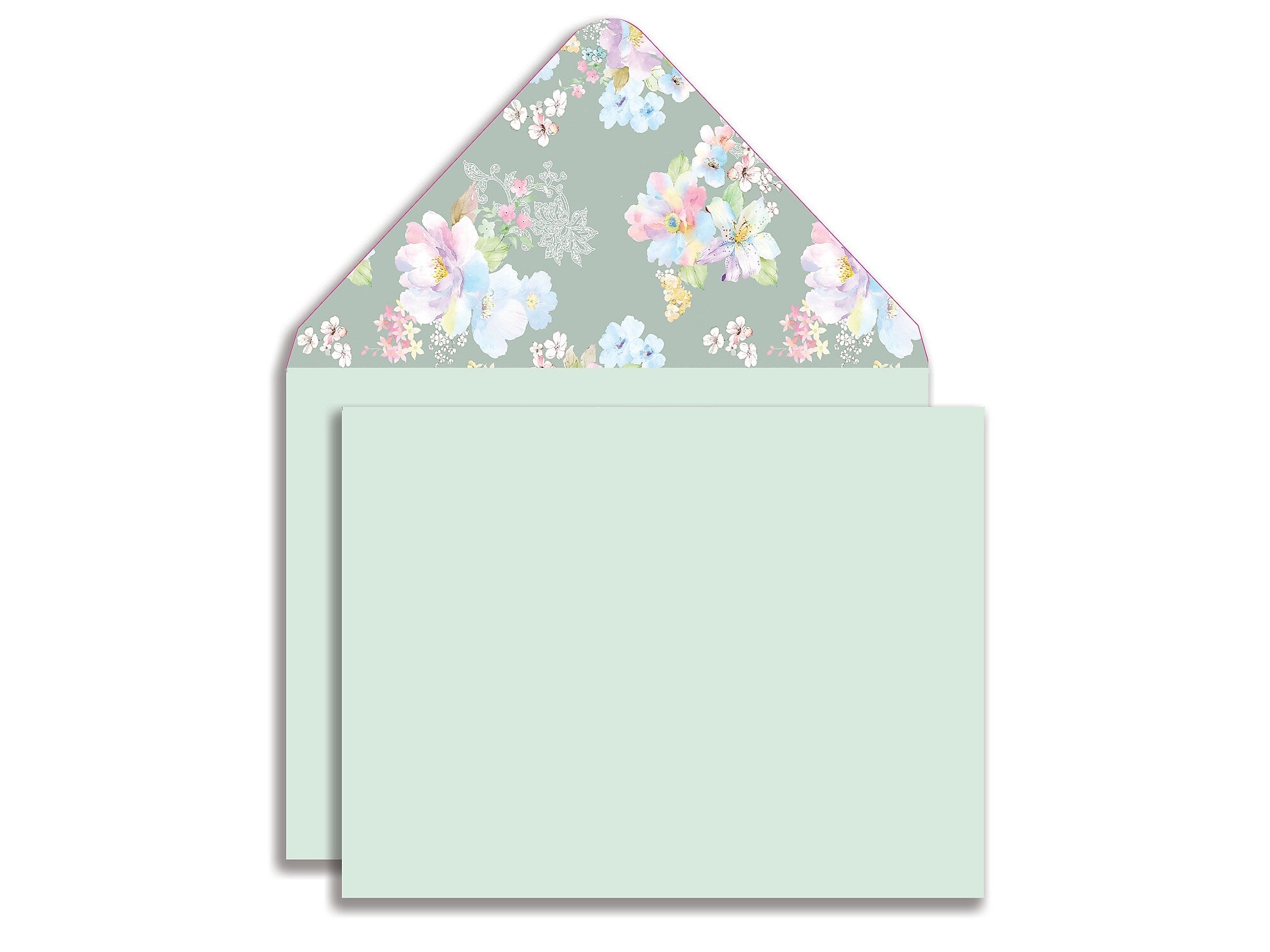 Better Office Mini Stationery Kits, Assorted Floral Designs, 50/Set (63909)