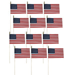 Annin 8" x 12" United States Flag, Pack of 12 (ANN041200-12)